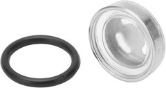 4PCS 18mm Brake Master Cylinder Sight Glass Lens Reservoir Window Gasket Kit