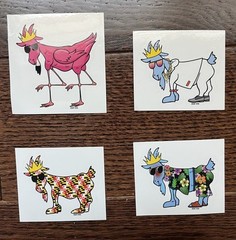 GOAT USA Sticker Mystery Pack ! 5 Stickers – No Duplicates! LOT OF 38, FREE SHIP