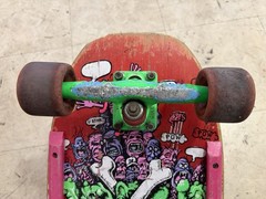 brand x riot stick skateboard complete vtg 80s 1986 gullwing santa cruz schmitt