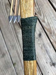 Sinew backed Osage Recurve Bow 54in 48 pounds at 25” Draw right handed w/ Arrows