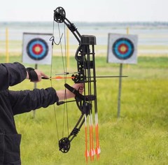 Beginner Compound Bow Kit – Starter Compound Archery Kit, 19-30in, 30-60lbs