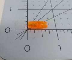 50 Count Bohning Blazer Standard Throat Pin Nocks: Clear Fluorescent Orange NOS