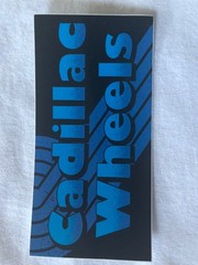 Cadillac Skateboard Sticker