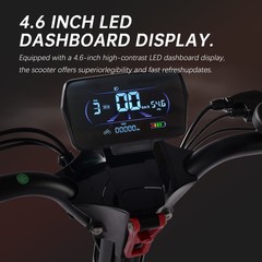 2000W*2 Dual Motors 1300Wh Electric Scooter 11″ Folding EScooter 42MPH For Adult