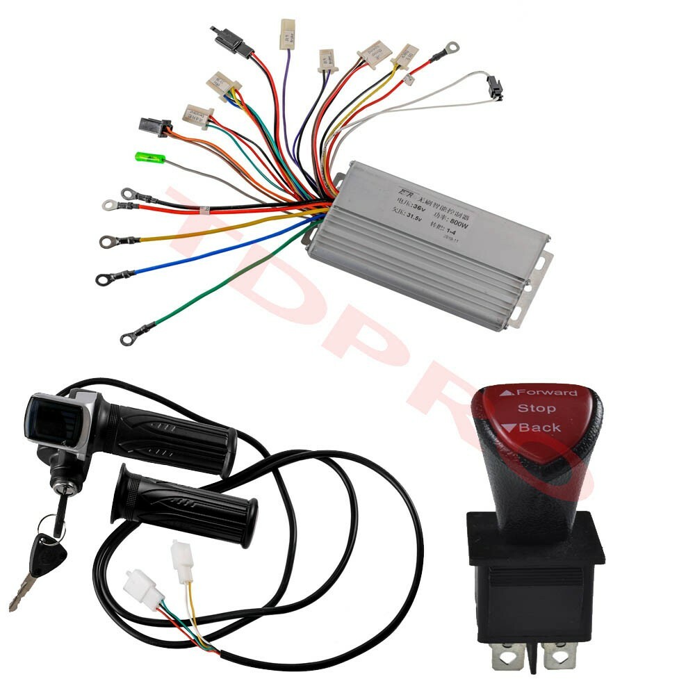 36v 800w Brushless Motor Speed Controller Throttle Electric Scooter Bicycle Quad