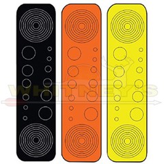 Specialty Archery Lens Circles and Dots – Yellow, Orange, Black – 614C