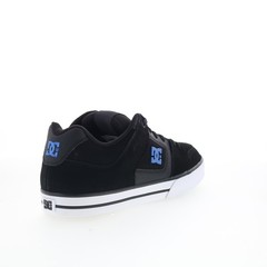 DC Pure 300660-XKKB Mens Black Nubuck Lace Up Skate Inspired Sneakers Shoes