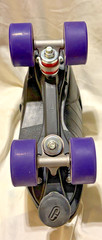 Riedell R3 Cayman Roller Skates Men’s Size 9 Black w/ Zen Sonar Wheels VGC
