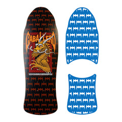 Die-Cut Style Grip Tape with Bats cutouts fits Powell Caballero Dragon & Bats