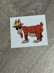 GOAT USA Stickers – 4 STICKER PACK – FREE SHIPPING! BRAND NEW!