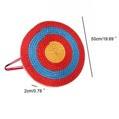 Portable Outdoor Straw Archery Target 50cm Diameter for Shooting Practice