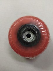 Pair 0f Luminous LED Light 76mm 85a Coral Glow Inline Roller Blade Wheels