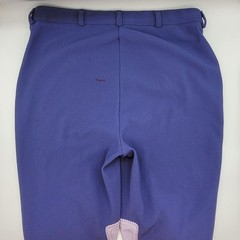 TuffRider Front Zip Knee Patch Breeches Womens 34 Long Purple Riding Pants