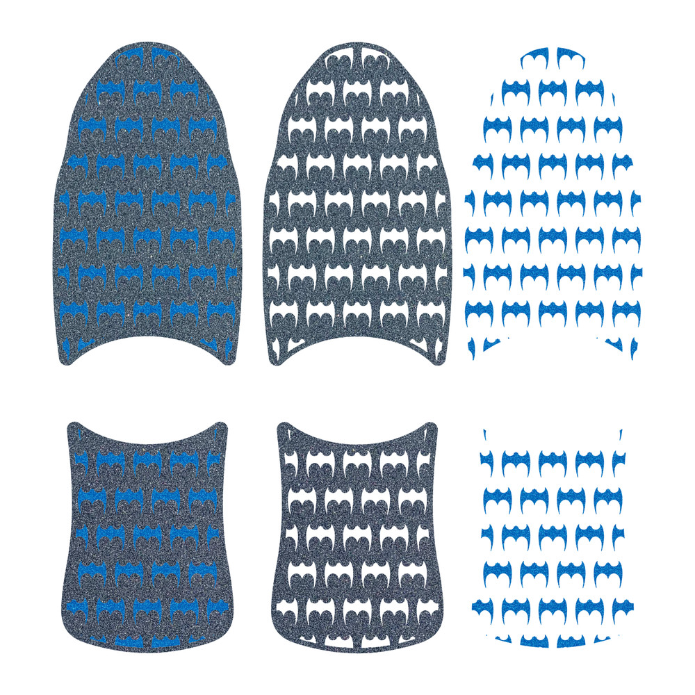 71-Piece Die-Cut Grip Tape for Powell Caballero Dragon & Bats 2 color Bats cuts