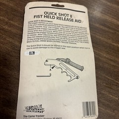 The Game Tracker Bowhunter 80# Release Aid NEW Vintage Adjustable Wrist Strap