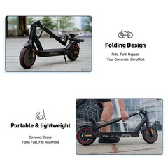 Electric Scooter Adult Folding E-Scooter 350W Long Range 21MPH Fast Speed w/ APP