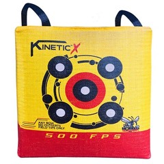 Morrell Yellow Jacket Kinetic X Archery Target | For Crossbows 4 sides 500 FPS
