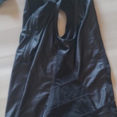 2XU Triathlon Top Sleeveless Half Zip Black Size Large MT4358a
