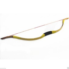 Handmade 30Lbs Traditional Recurve Bow Mongolian Longbow 12Pcs Fiberglass Arrow