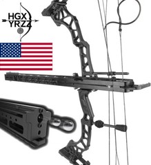 Archery mini Compound Bow Rapid Shooter Launcher Steel Ball Tool Hunting Shoot