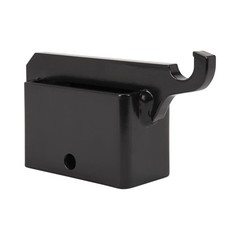 Black Powder Coated Steel Gong Hanging Hook for 2×4 Lumber Targets
