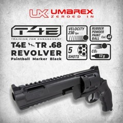 Umarex HDR68 Paintball Revolver + 50 Paintsoft Balls & 5 CO2 (2292138)