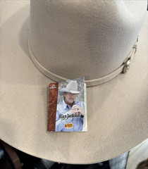 Alan Jackson Collection Cracker Barrel Boxed Cream Color Wool Felt Cowboy Hat M