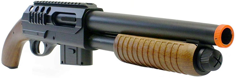 Double eagle sawed-off style pump action spring airsoft shotgun 320fps