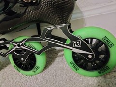 kids inline speed skates vnla size mens: 5 women:5 3X 100/110 mm frame 165/195mm