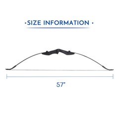 57″ Takedown Recurve Bow Longbow Archery Hunting RH/LH OR 12X Fiberglass Arrows
