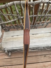 Vintage W.M. Folberth Traditional Longbow AMO 64” 32# Right Handed Recurve