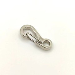30PCS Mini Heavy Carabiner Snap Hook Clip Key Chain Aluminum Outdoor Camping Sil