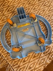 Bluey 3D Scooter Board w/ Handles, LED Light-Up Wheels, Blue Orange Red