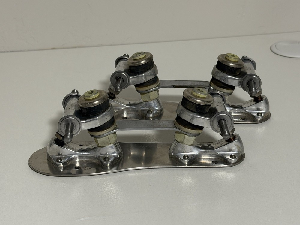 Vintage Roller Skate Plates Douglas Snyder Custom Built – Pair of (2)