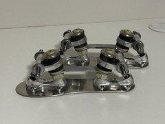 Vintage Roller Skate Plates Douglas Snyder Custom Built – Pair of (2)