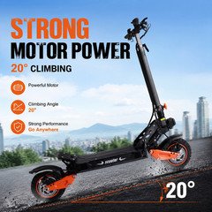 adults stand electric scooter 1600w 11 inch motor 40 mph fast speed foldable
