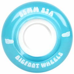 Bigfoot Skateboard Wheels 55mm 83A Soft Cruiser Filmer Wheels Blue (Set of 4)