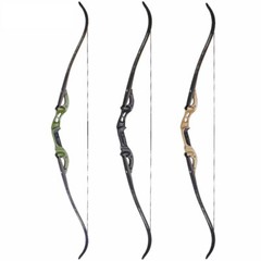 62» Archery Recurve Bow 25-60lbs F Interface Takedown Bow Hunting Shooting RH