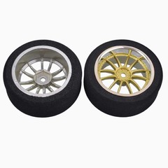 Shaluoman 4Pcs 1/10 7.1 inches x x 1.2 inches, Black and Gold