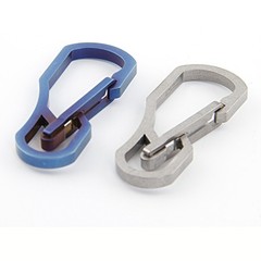 Blue Titanium Keychain: 50kg power, multi-tool for outdoor heroics & mishaps