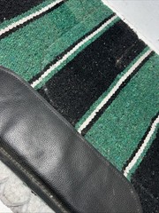New Green Plaid Navajo Felt Scalloped Saddle Pad 30×30 #89-482 Pad-23