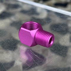 NEW Warrior 1/8 Inch NPT 90 Degree Elbow – Dust Pink