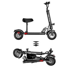 800W Motor 27MPH 35 Mile Q2 Adult Electric Scooter with Seat 48V 13AH Foldable