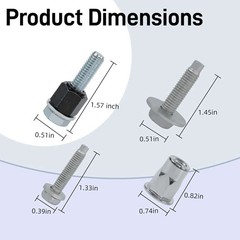 Sidestep Hardware Mounting Kit Compatible with Ram Running Boards Bracket
