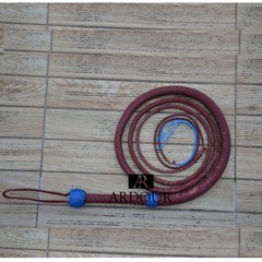 Bullwhip Handmade Braided Nylon Paracord Bullw hip 4FT-16FT Cosplay Costume