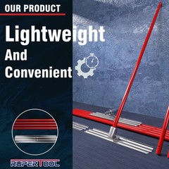 Aluminum Magnesium Alloy Concrete Float 48 x 8 inch, Round End, wit… Fast Ship