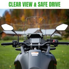 Motorcycle Mirrors Rear View Side Mirror for Scooter, ATV, Dirt Bike,
