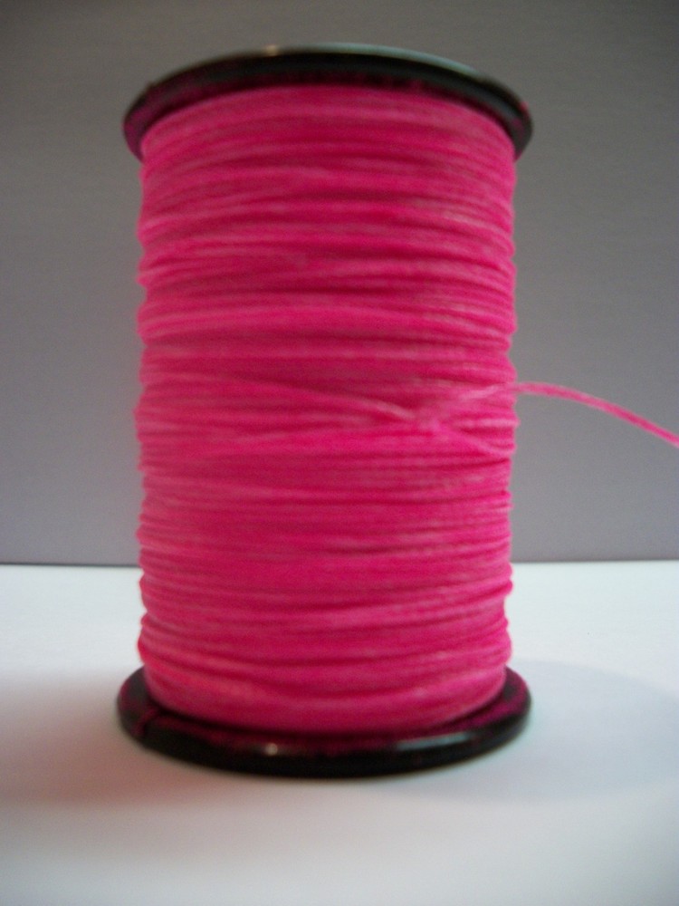 Flo Fluorescent Pink BCY Nock & Peep Thread Archery Bow String Serving Nylon