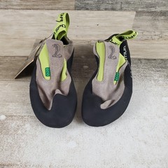 La Sportiva Cobra Eco Climbing Shoe Womens Sz 7 Falcon Brown Apple Green Classic