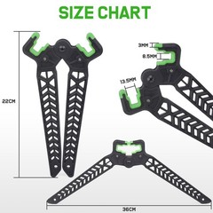 Archery Bow Stands Compound Bow Jack Kick Stand Shooting Holder Rack 3D Shoot